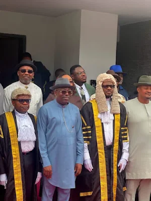 Fubara Arrives Rivers State Assembly for 2026 Appropriation presentation