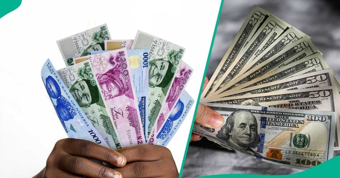The naira's exchange rate strengthen against dollar