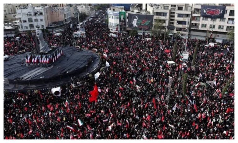 ‘We want revenge’: Mourners say as Khamenei’s funeral procession moves through Tehran